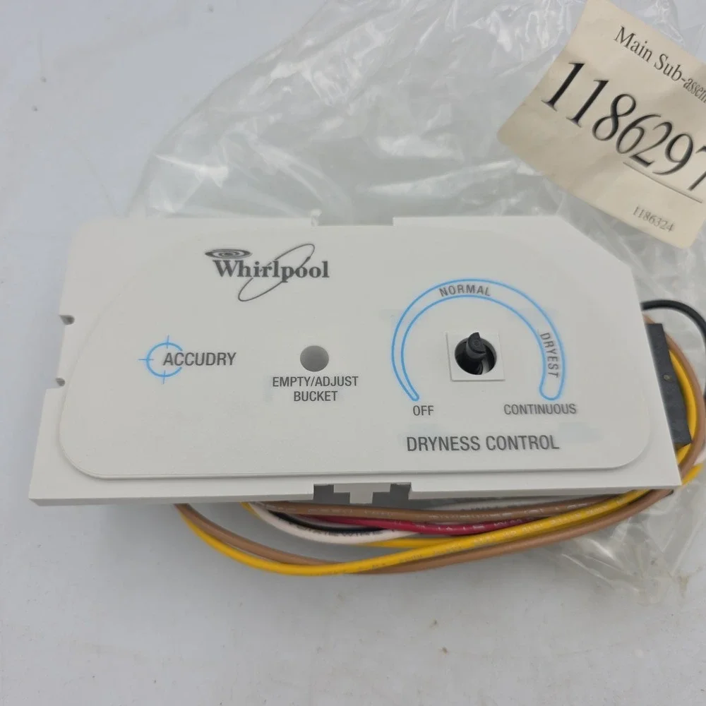 Whirlpool Dehumidifier Control Board Panel 1186297